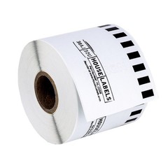 Non-OEM Fits BROTHER DK-2205 PINK Continuous Labels (9) Rolls 2-4/9″ by 100′