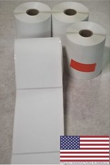 4 Rolls 4×6 Direct Thermal Shipping Labels – 250 per roll – 1000 labels