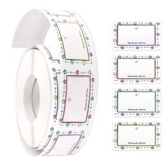 Personalize Name Stickers Assorted Color Durability 500Count for Organizing