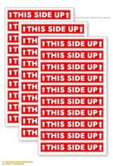 x30 This Side Up Packaging Safety Vinyl Sticker Labels Decals – 3″ Inches Each