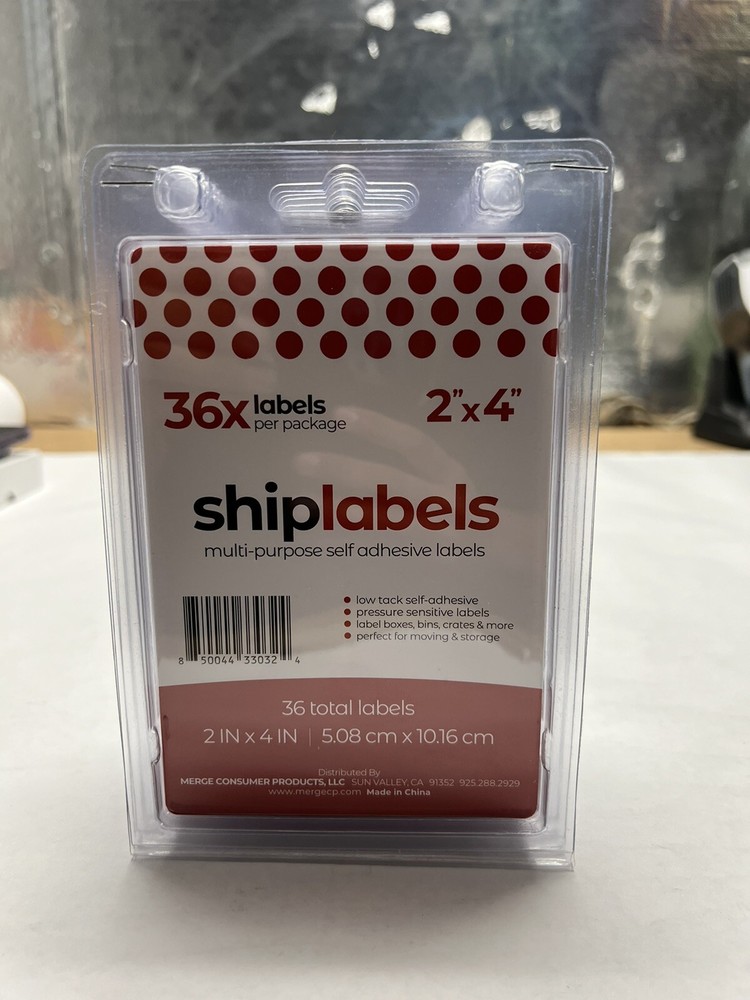 2″ X 4″ Thermal Shipping Labels, White, 36 Labels Per Pack, 10 Packs 360 Total