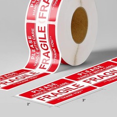 200 Brand New Unused Fragile Handle with Care Stickers!
