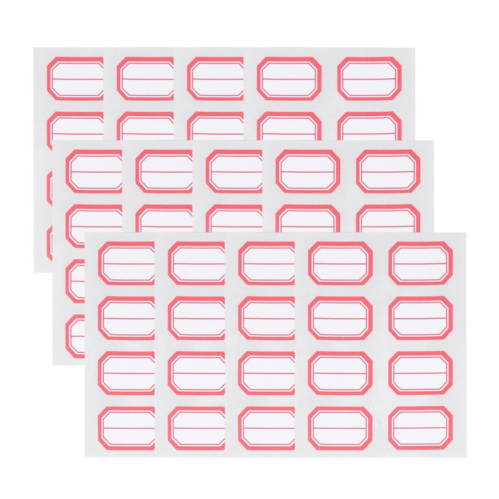 12 Sheets Labels Blank Product Sticker Classification Lable Stickers
