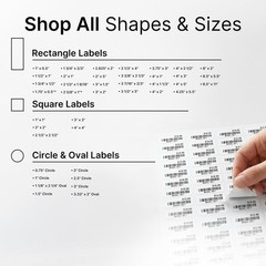 1.75″ X 0.5″ Matte White Return Address Labels (100 Sheets, 8000 Stickers) Ma…
