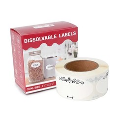 250 Dissolvable Food Labels,1 1/8×2 1/4 in Ball Dissolvable Canning Labels fo…