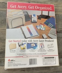 Avery® Address Labels for Laser Printers 5161®,1″ x 4″, 100 Sheets 2000 Labels.