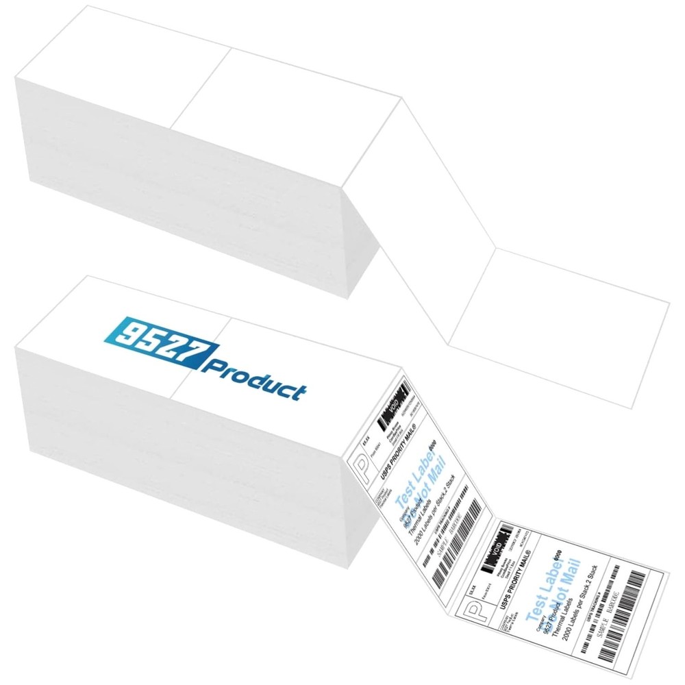 Perforated 4×6″ Direct Thermal Labels 4000