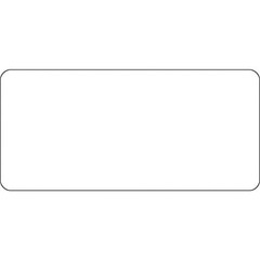Clear Laser Labels – 2 1/2″L x 1″H