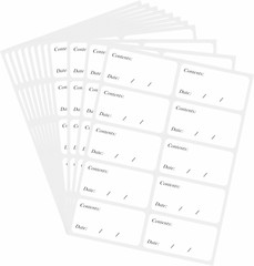 Hybsk Removable Freezer Labels Easy Peel off – Frozen Food Storage Labels That L