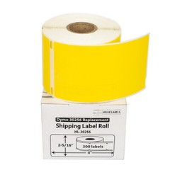 DYMO LW 30256 REMOVABLE – 5 Rolls – 2 YELLOW 1 ea. GREEN RED BLUE