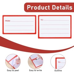 IANFAN 60 Pcs to from Return Address Mailing Labels, Self Adhesive Mail