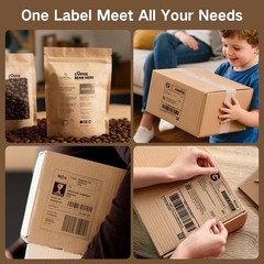 4×6 Inch Clear Thermal Shipping Labels, Premium Transparent Direct Thermal La…