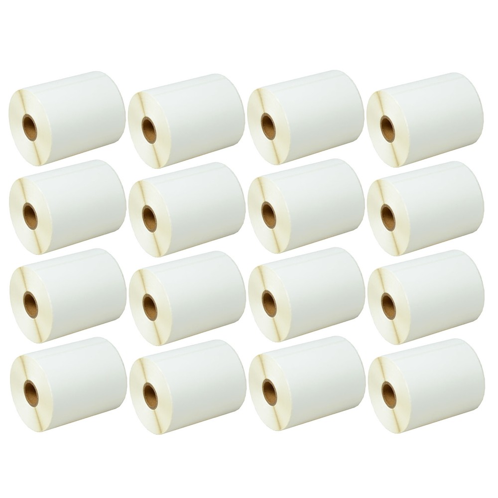 16 Rolls 500 Labels 4X3 Direct Thermal for Zebra LP 2442 LP 2844 Eltron ZP450