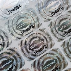 500 Pcs Tamper Proof Hologram Stickers Void Warranty Seal Serial Numbered