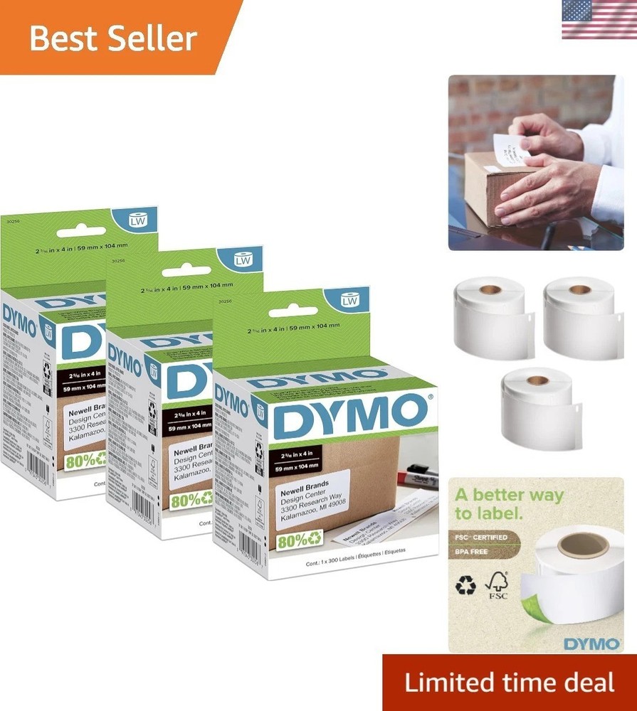 Versatile Large Shipping Labels – Perfect for All Your Shipping Needs, 900 Total