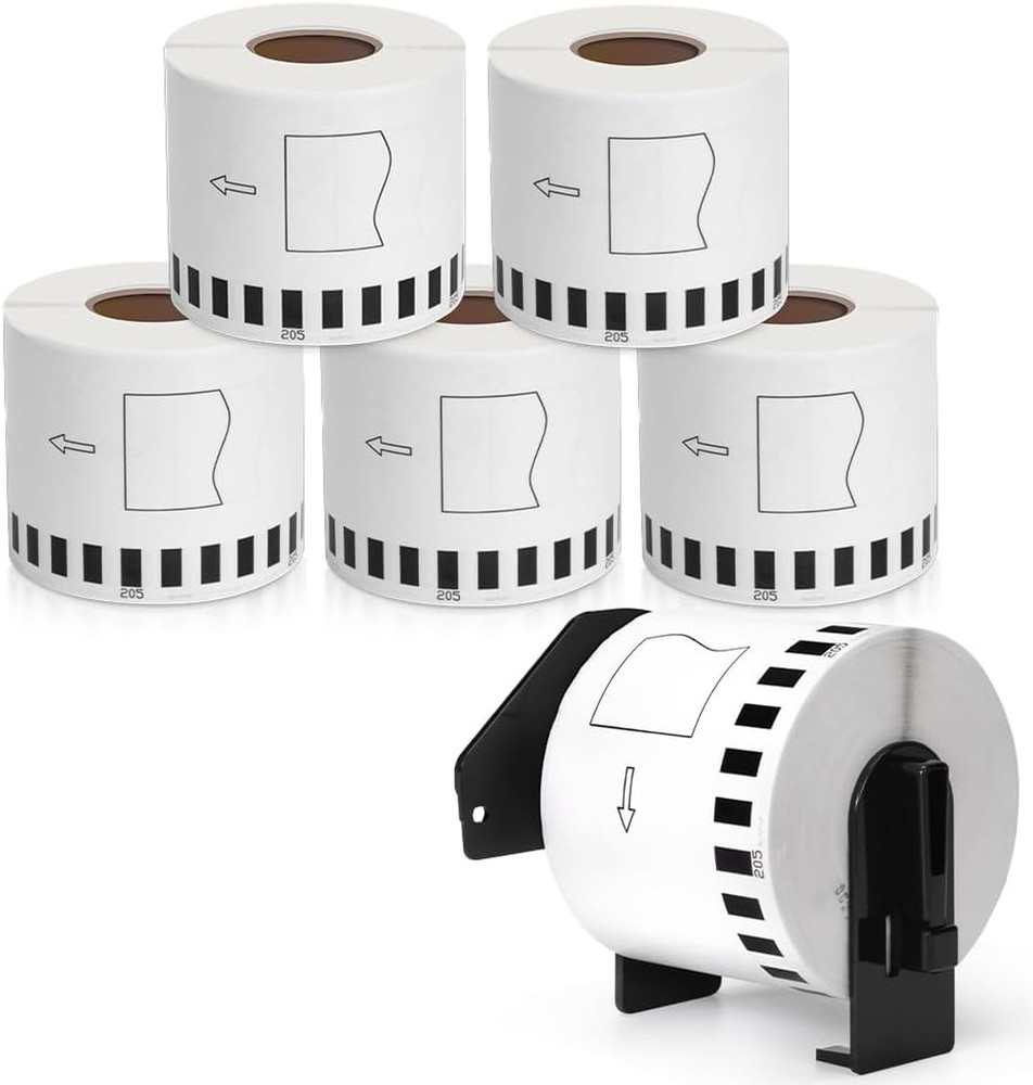 Continuous Label Tape Paper Roll 62mm x 100ft Compatible Brother QL Printer Use
