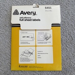Avery Mailing & Address Labels Mixed Lot Partial Packs Used