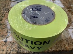 Uline Caution Heavy 3” X 5” Shipping Stickers Labels Qty 500 X 4 =2000