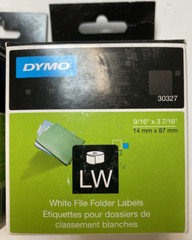 Lot of 2 DYMO 30327 LW White File Folder Labels 9/16” X 3 7/16” New