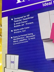 Avery Ink Jet Labels 8160 25 Sheets x 30 Labels = 750 Labels NEW