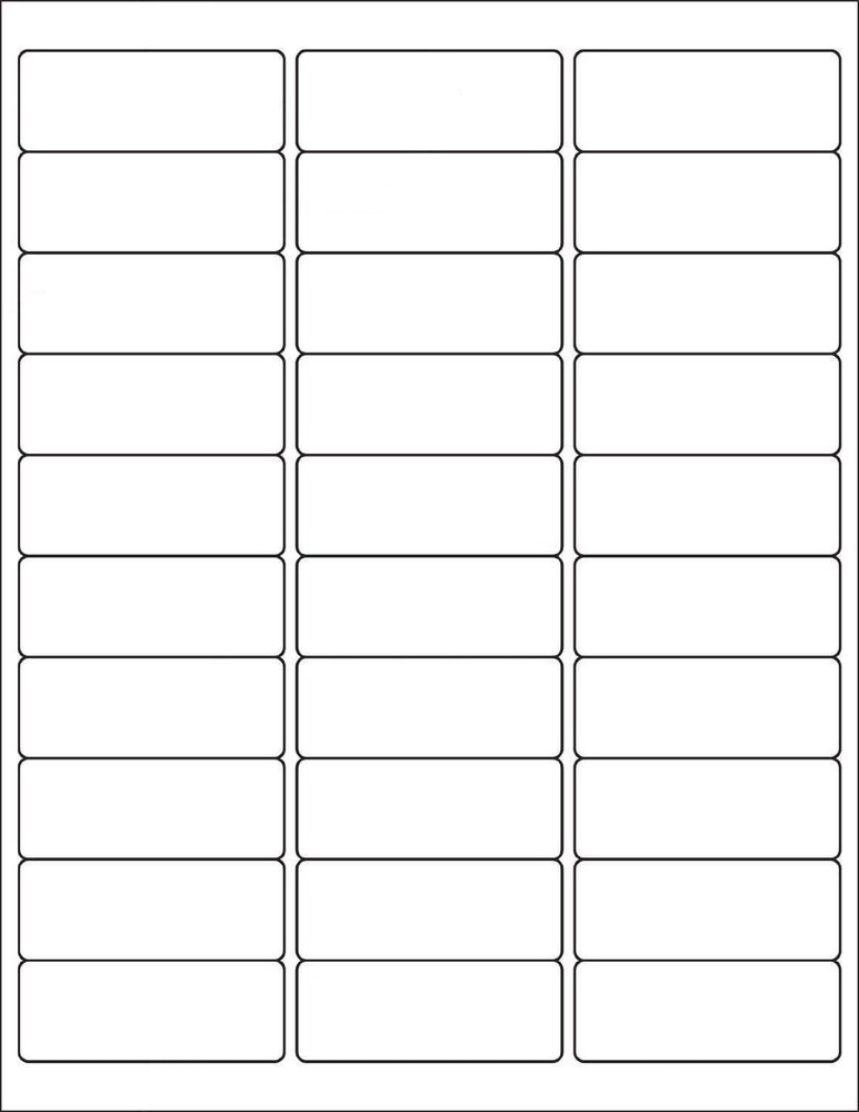 [500 Sheets 15000 Labels] 1” X 2-5/8” Address Mailing Label for Envelope 30-u…