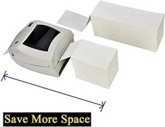 2000 Fanfold 4×6 Thermal Shipping Labels, White