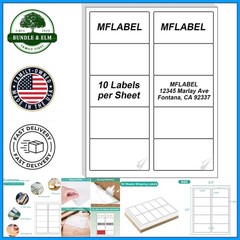 Permanent Adhesive Shipping Labels 2×4 Inches for Reliable Package Labeling