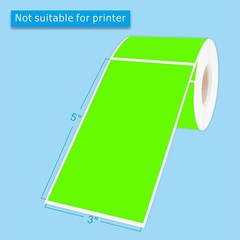 3 x 5 inch Rectangle Sticker Labels, 250PCS Adhesive Color Coding Stickers fo…
