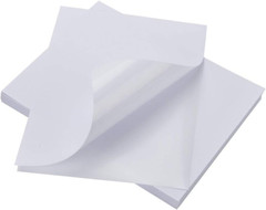 Sticker Paper, 8.5″ X 11″ Full Sheet Label Stickers for Laser Inkjet Printer, S