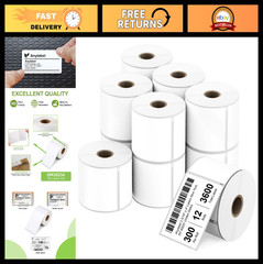 Direct Thermal Shipping Labels 2-5/16″ x 4″ – 12 Rolls, 300 Labels/Roll, Compati