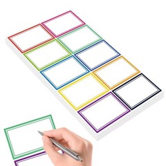 Etiquetas adhesivas para nombres 3,5 x 2,25 pulgadas etiquetas en blanco nombres