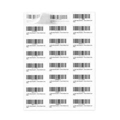 Address Mailing Labels Sheet FBA SKU Labels 30/sheet 30 UP Adhesive 1″ x 2 5/8″