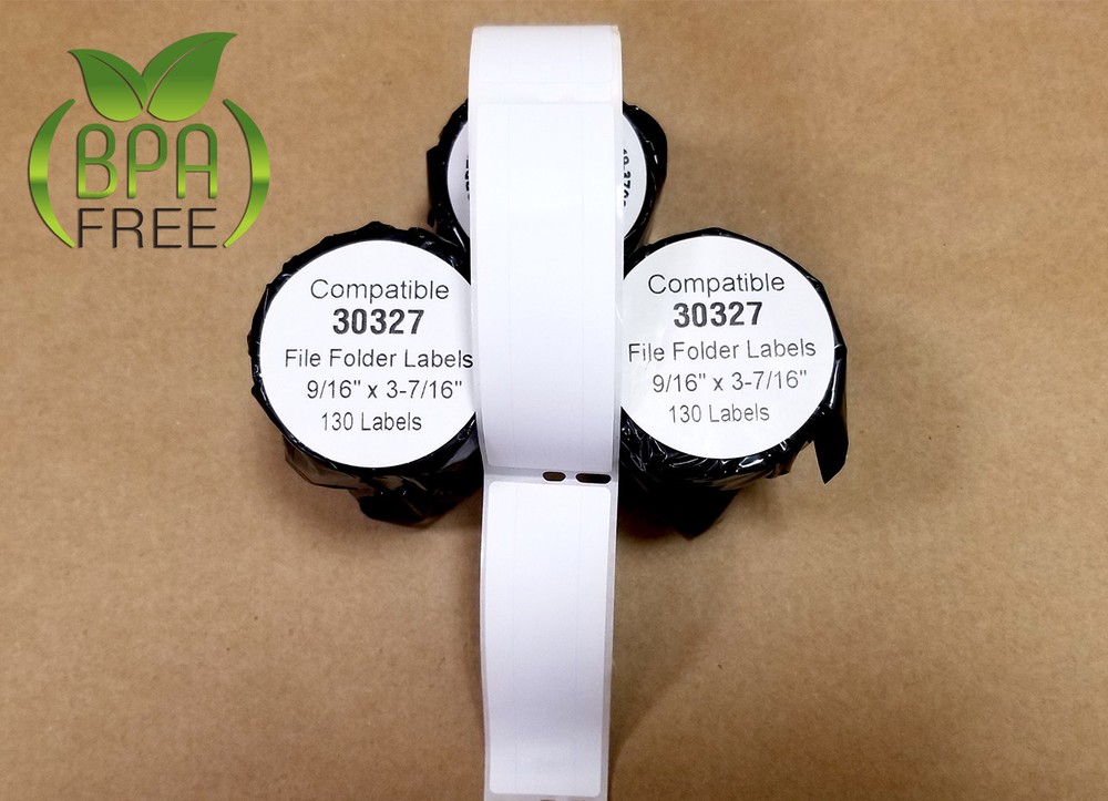 File Folder Labels 50 Rolls 130 labels per roll 30327 Compatible w/Dymo® Printer