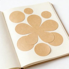 1 Inch Color Coding Dots, Light Brown Kraft Round Stickers, 500 Pcs Matte Fin…