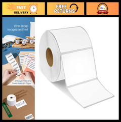 3″ x 2″ Direct Thermal Labels – 7000 Count, 10 Rolls – Perforated Barcode & Ship