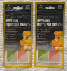 Crazy But It Works by Jokari Sticker Freezer Labels 2 Packs NEW