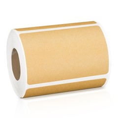 Kraft Label Stickers 2×3 Inch – 300 Pcs Self-Adhesive Brown Rectangular Blank…