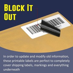 3″ x 1″ Direct Thermal Label, Permanent Adhesive Barcode Shipping Labels & Co…