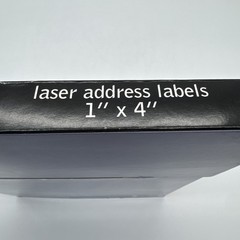 OfficeMax 86105 Avery 5161 White 1″x4 Self Adhesive Address Laser Label 75 Sheet