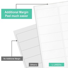 1″ x 2-5/8″ Printable Address Labels – 15000 Blank Labels, Strong Adhesive, Easy