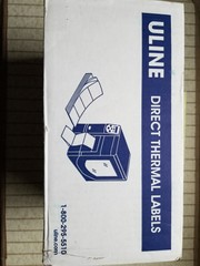 Fanfolded Industrial Direct Thermal Labels-4*6″ Uline S-8376 New Nib
