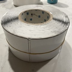 Raised Panel Labels Rectangular 3″ Core Printers 2.5″ x 3″ White 178-593-.5 B593