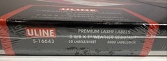 Uline Weather Resistant Laser Labels 2 5/8″ X 1″ 3000 Labels S-16643 Sealed