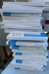 Lot of 5 – Pres-A-Ply Laser Address Labels 1 x 2-5/8, White 3000/Box 15000 Total