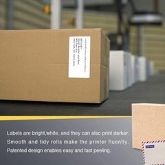 2 ROLLS Direct Thermal 750 Address Labels/Roll 4″X2″ For Zebra LP-2844 GC420T