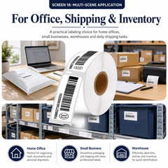 10Roll DYMO LW 30336 Compatible Return Address Label 1″ x 2-1/8″ 500 Labels/Roll