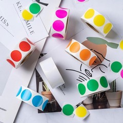 3500 Pcs Colored Dot Stickers, 3/4″ Label Sticker round Color Coding Labels