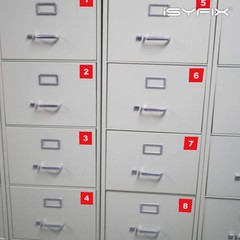 Red Consecutive Number Stickers – 1 to 50, 1.5-inch