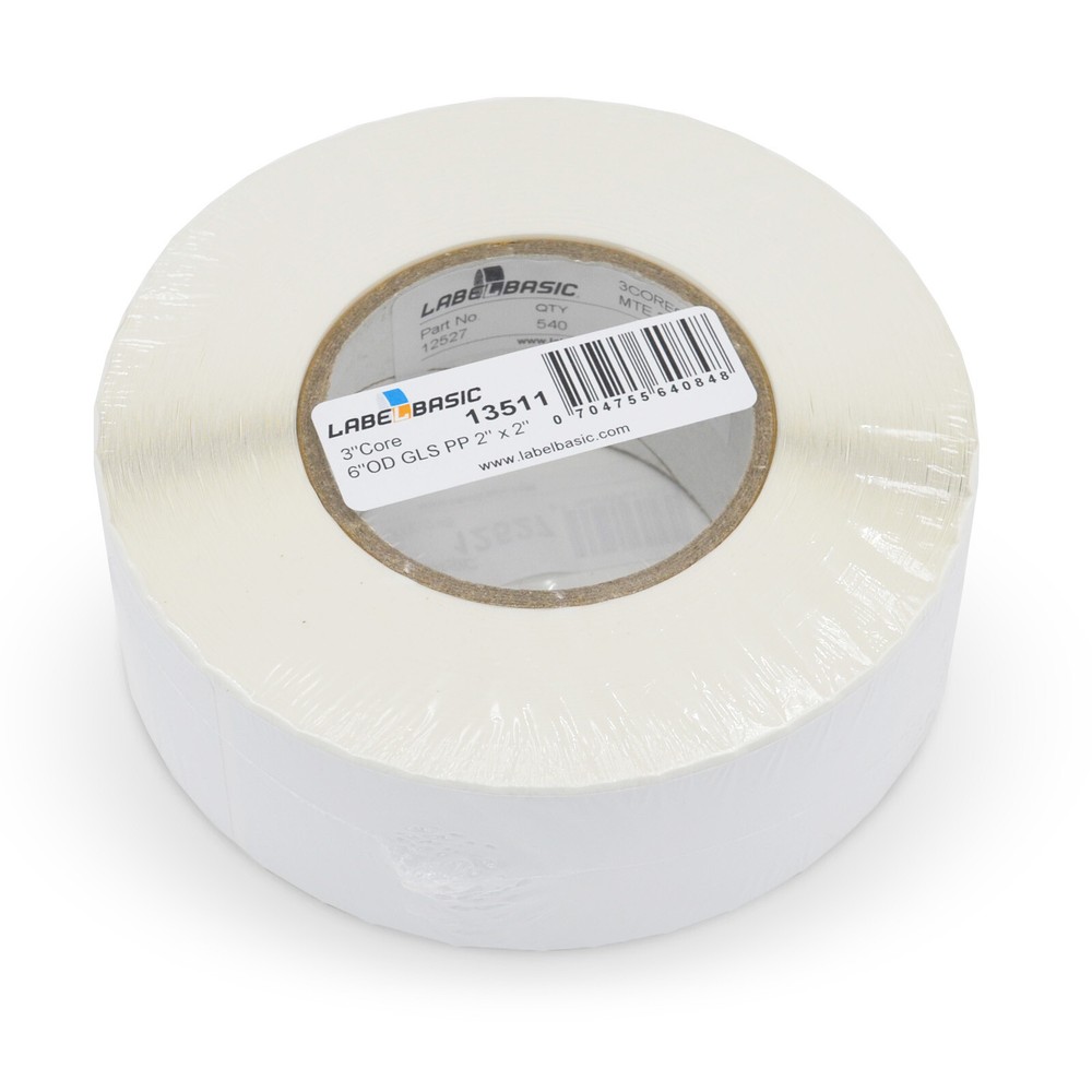 Labels for Afinia L301 Printer 2″ x 2″ 1200 Glossy Polypropylene Labels Per Roll