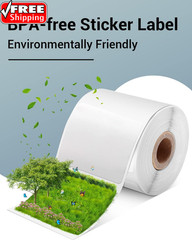1.57″X1.18″(40X30Mm) Label, 6 Rolls M110/M100/M150/M250/M220 Thermal Paper – Mul